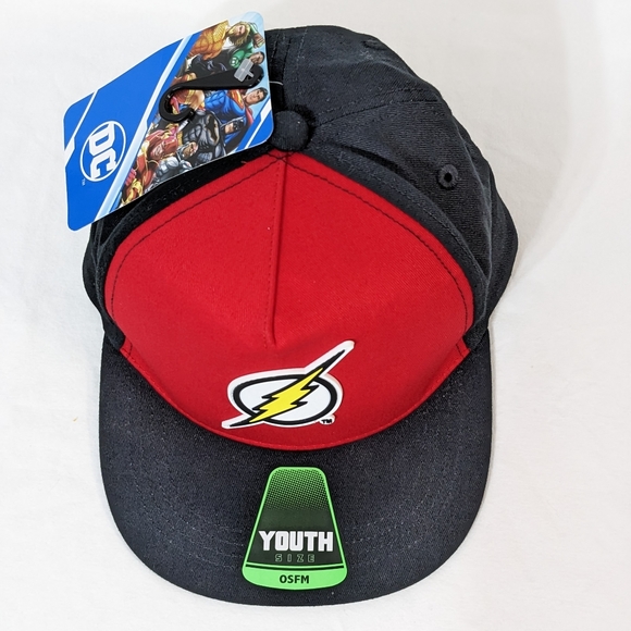 NWT Marvel DC Comics Flash Boys Officially Licensed Baseball Hat With Flat Brim - Picture 2 of 5
